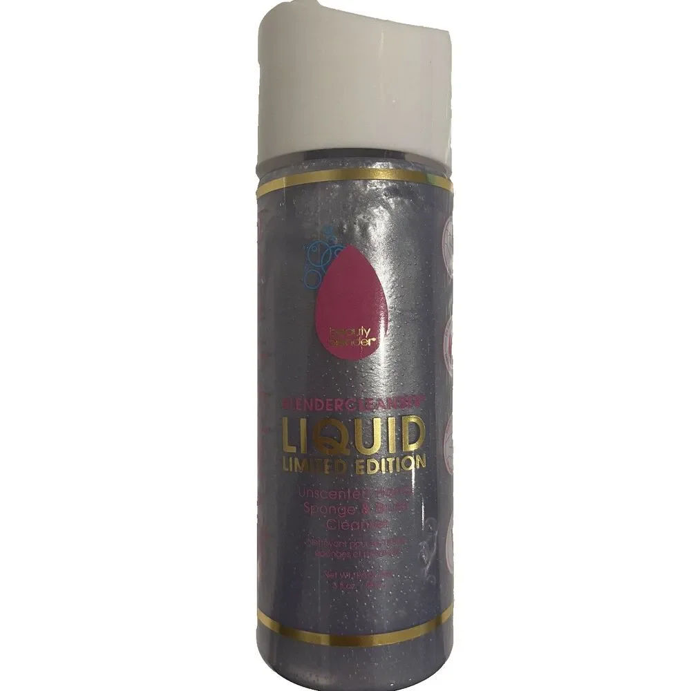 New Beauty Blender Liquid Charcoal‎ Brush & Sponge Cleanser 3 oz Unscented